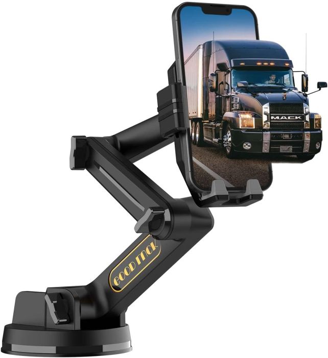 WUITIN Truck Phone Holder Mount with 16.9 Inch Long Arm